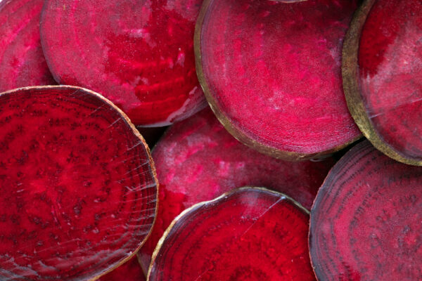 Rote beete fein geschnitten